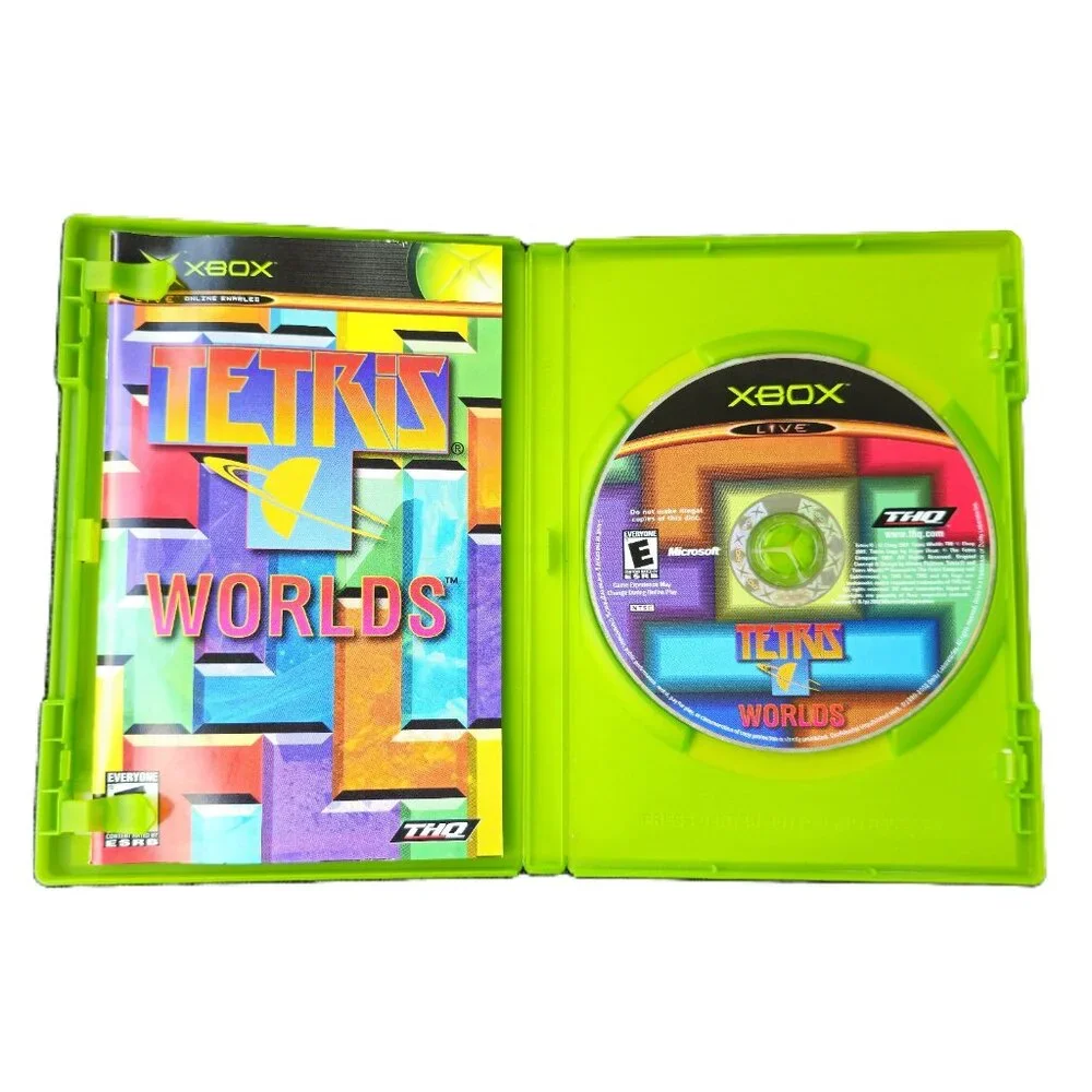 Tetris Worlds Xbox Live (Microsoft Xbox, 2003) Complete CIB Tested Working